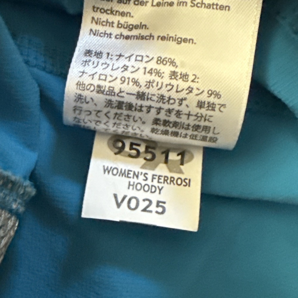 Outdoor Research Ferrosi Jacket Women XL Blue Lightweight Softshell Hooded - Picture 10 of 10